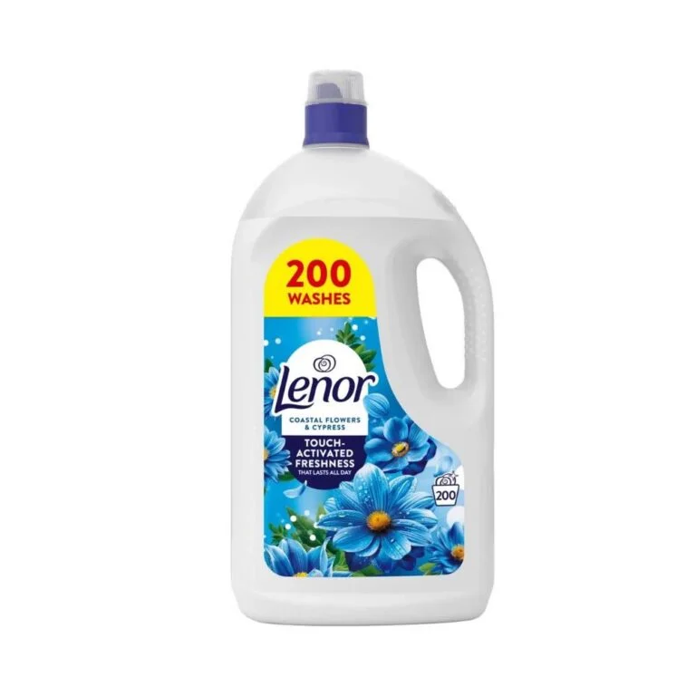 Lenor Concentrated Fabric Conditioner Coastal Flower 200 Wash Made in France