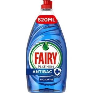 Fairy Platinum Antibacterial Liquid Eucalyptus 820ML
