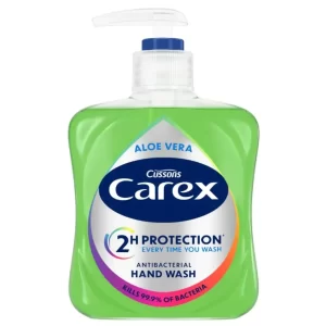 Carex Antibacterial Hand Wash Aloe Vera 250ML Made in UK