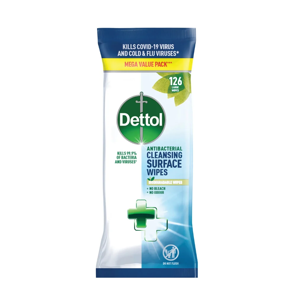 Dettol Antibacterial Cleansing Wipes 126s - PII Group Lebanon