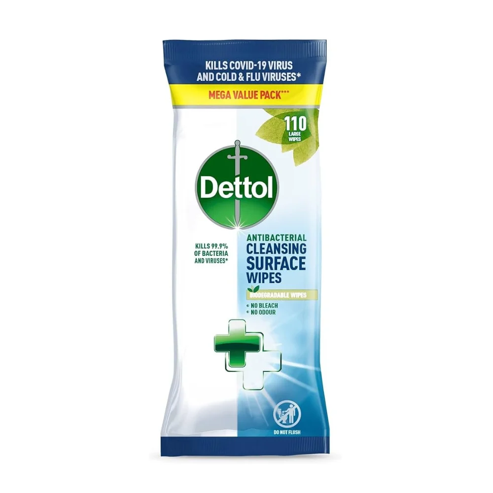 Dettol Antibacterial Cleansing Wipes 110s - PII Group Lebanon