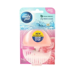 Ambi Pur 5 in 1 Wild Rose & Pink Grapefruit Odor Stop 55ML Made in Spain