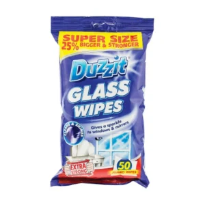 Duzzit Glass Wipes 50's Made in UK