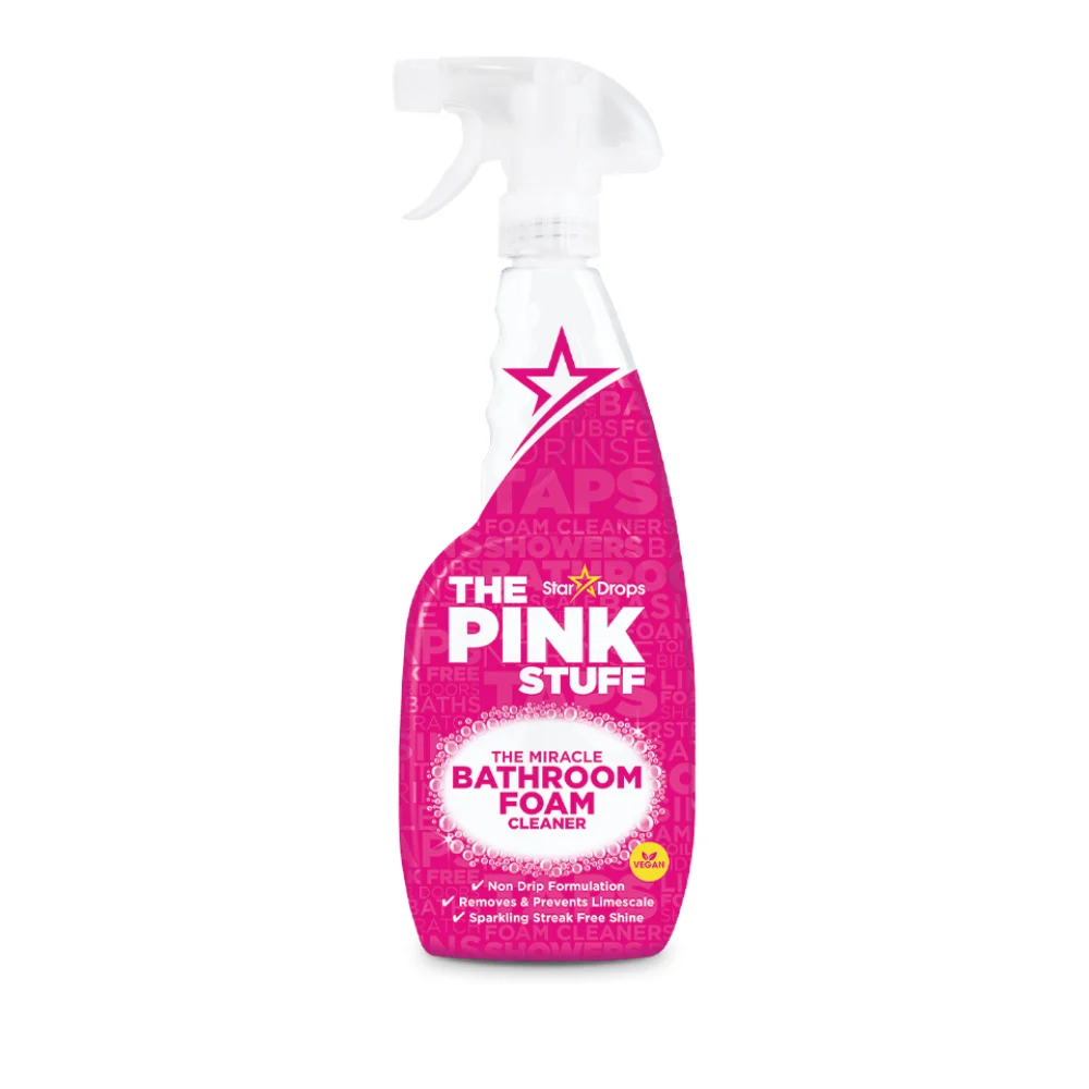 Star drops Pink Stuff Bathroom Foam Cleaner 750ML Made in UK