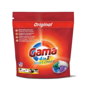 Gama Detergent Original 30 Pods Made in Spain