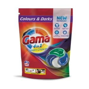 Gama Detergent Colour & Dark 60 Pods Made in Spain