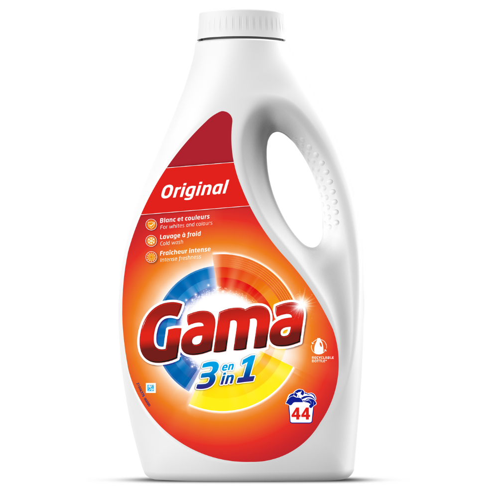 Gama Liquid Detergent 2.2L Made in Spain