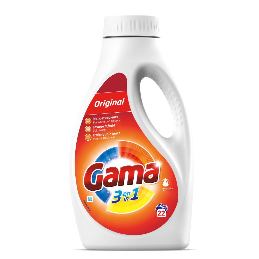 Gama Liquid Detergent 990ML Made in Spain