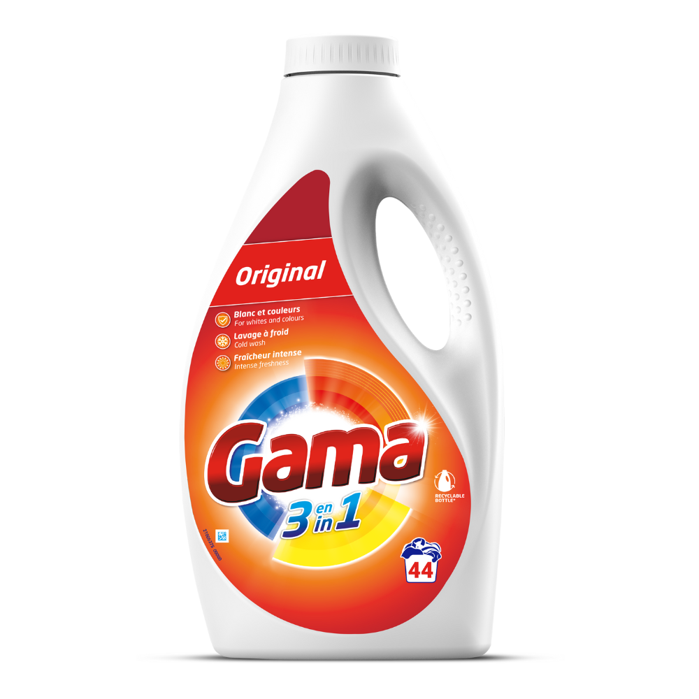 Gama Liquid Detergent Universal 1.98L 44 Wash Made in Spain