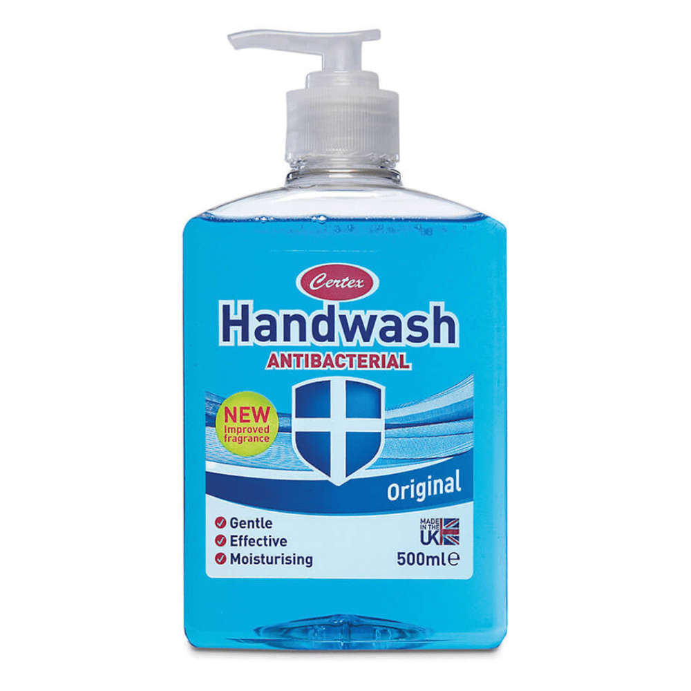 Certex Handwash Antibacterial Original 500ML Made in UK