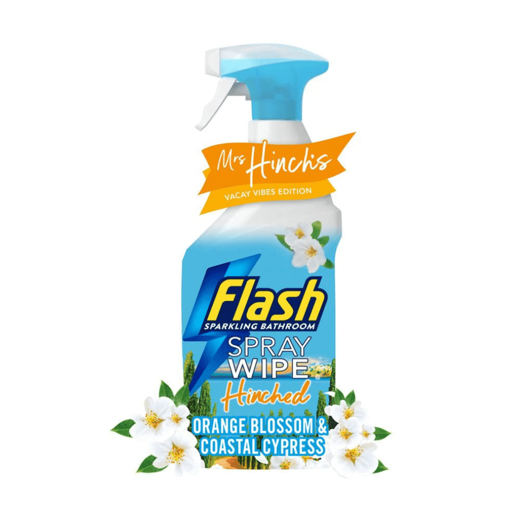 Flash Spray Wipe Hinched Mrs Hinch's Vacay Vibes Ltd Edition Orange Blossom & Coastal Cypress 800ml