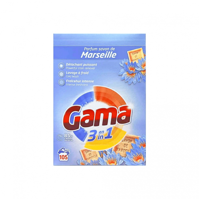 Gama Powder Detergent 5.775 KG Made in Spain