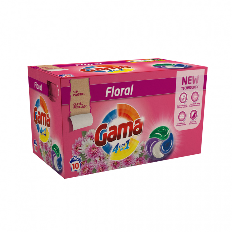Gama Detergent 10 Pods Made in Spain