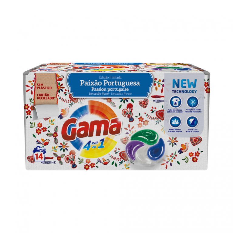 Gama Detergent 14 Pods Made in Spain