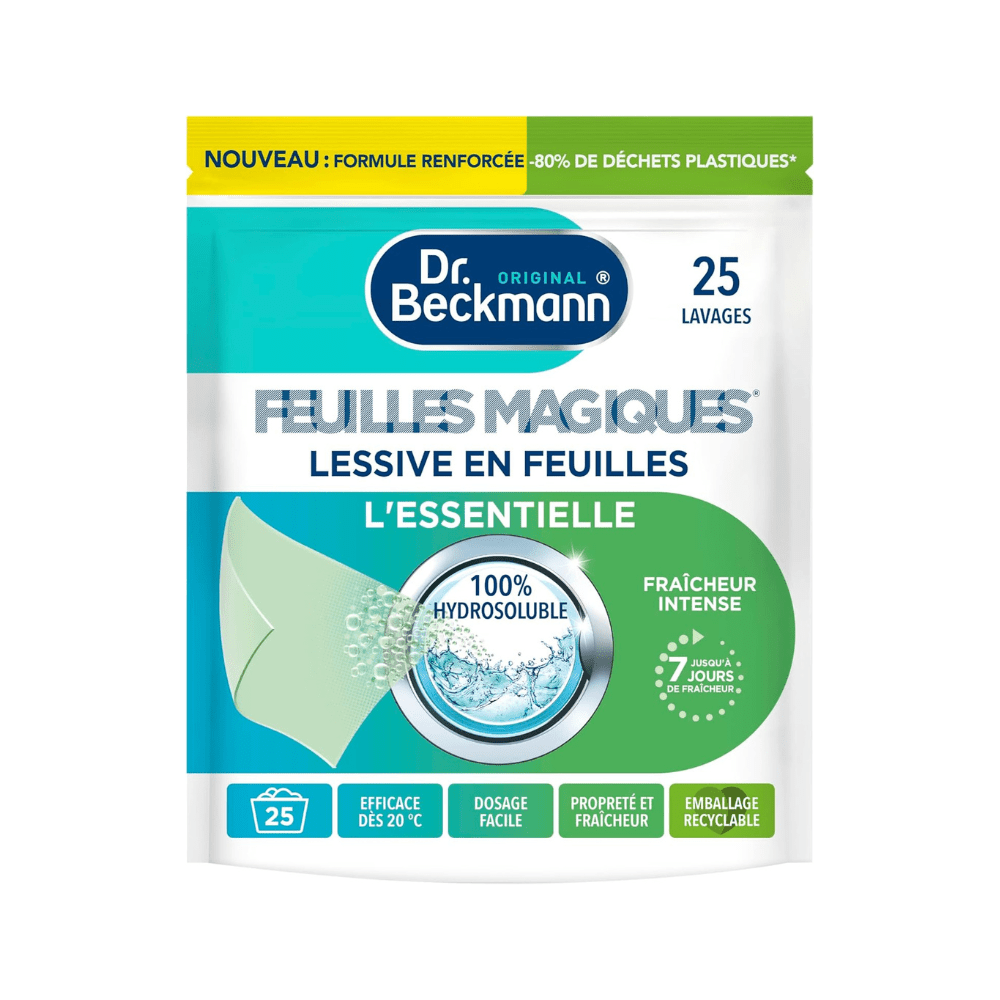 Dr. Beckmann Essential & Laundry Magic Sheets 25's Made in France