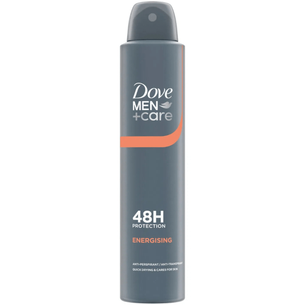 Dove Anti-Perspirant Men + Care Energising 48H 200ML Made in UK