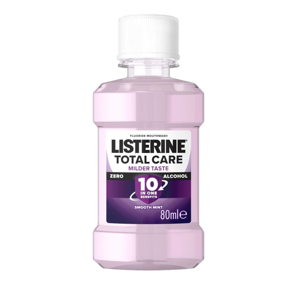 Listerine Mouthwash Total Care Mild 80ML Made in EU