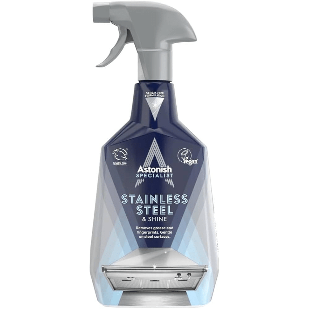 Astonish Stainless Steel & Shine Specialist Appliance Cleaner 750ML Made in UK