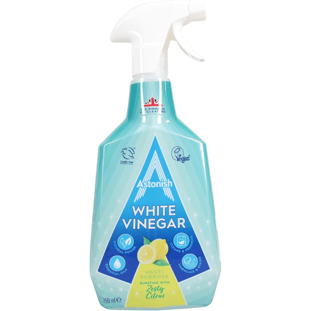 Astonish White Vinegar Zesty Citrus Vinegar Cleaner Multi-Purpose 750ML Made in UK