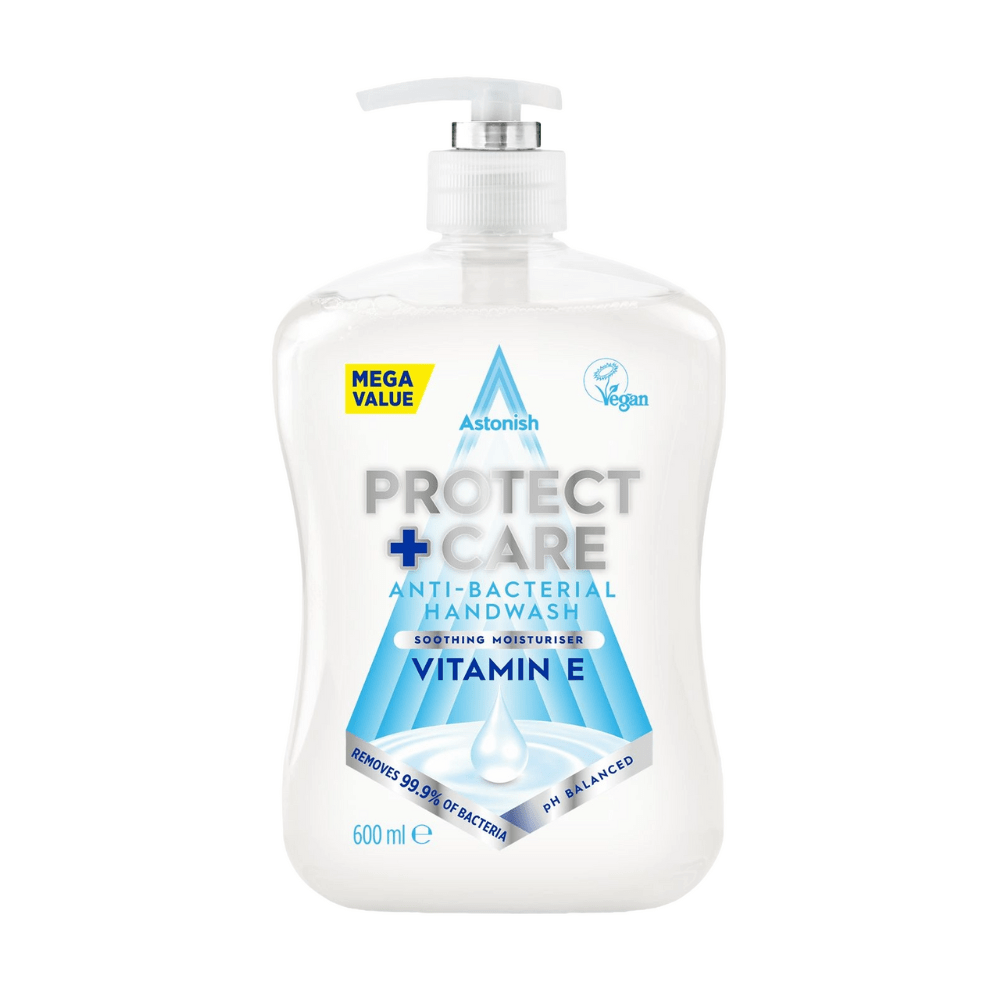 Astonish Vitamin E Handwash Protect & Care Antibacterial 600ML Made in UK