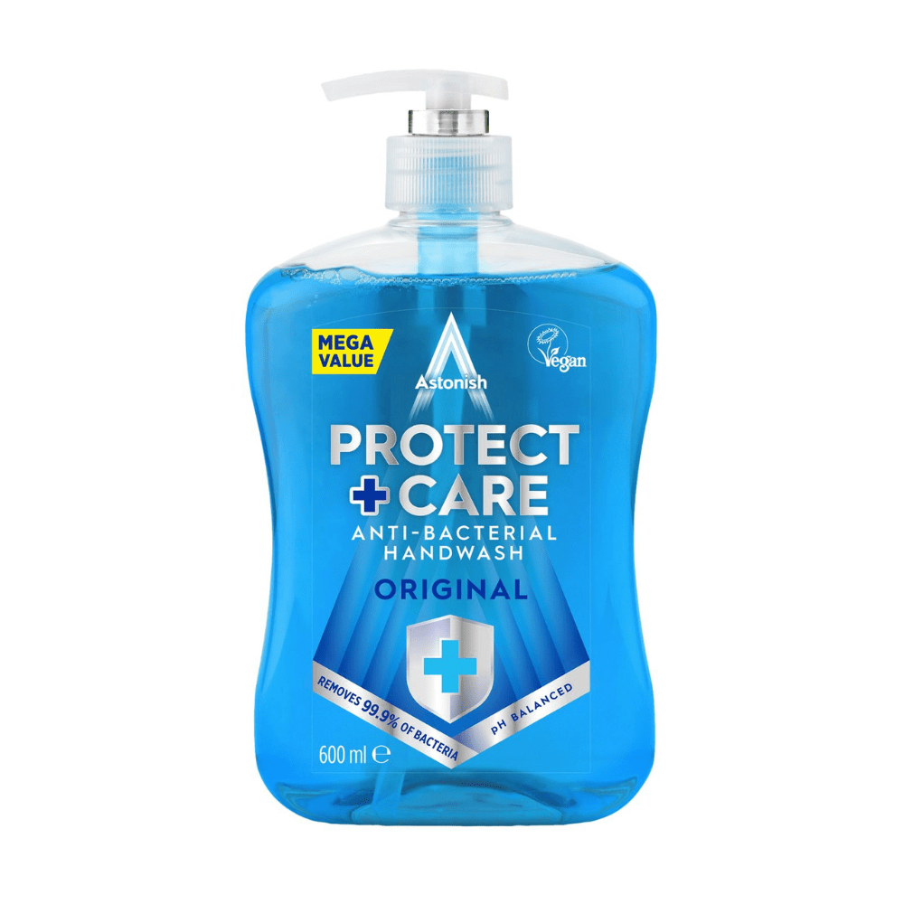 Astonish Original Handwash Protect & Care Antibacterial 600ML Made in UK