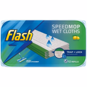 Flash Speed Mop Refill Pads Anti Bacterial Lemon 12’s
