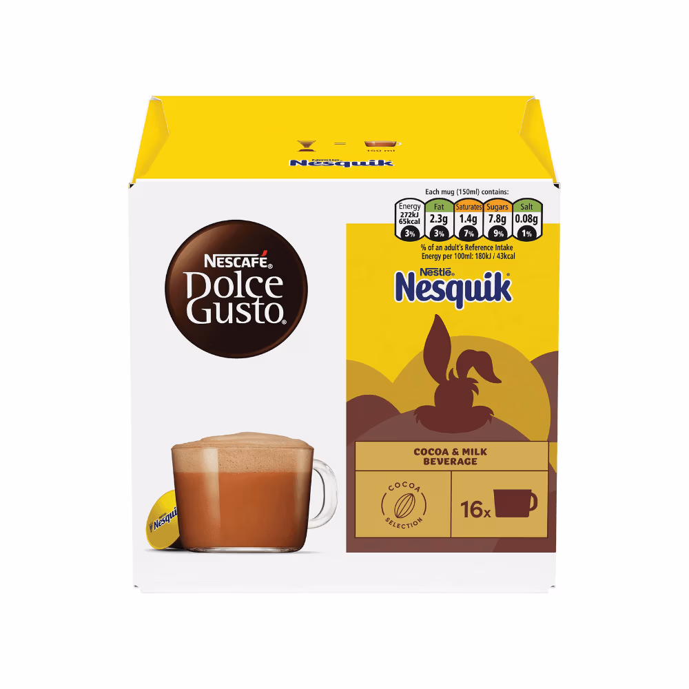 Nescafe Dolce Gusto Coffee Pods Nesquik 16 Caps