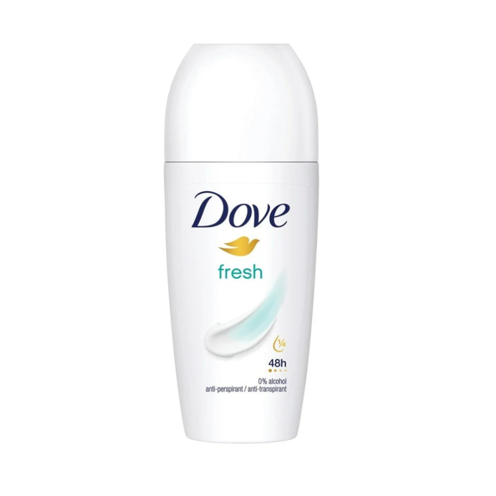 Dove Roll On Antiperspirant Fresh 50ML Made in UK