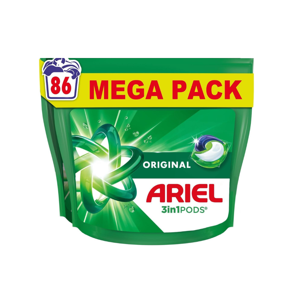 Ariel 3 in 1 Original 86 Pods Made in France
