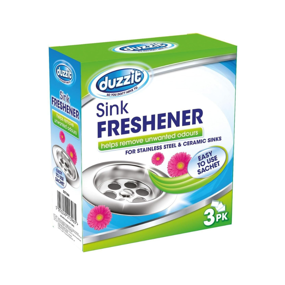 Duzzit Sink Freshener Drain Cleaner 3x 30Grm