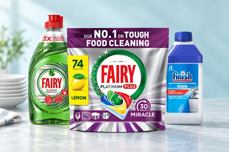 Dishwasher & Dish Liquid products